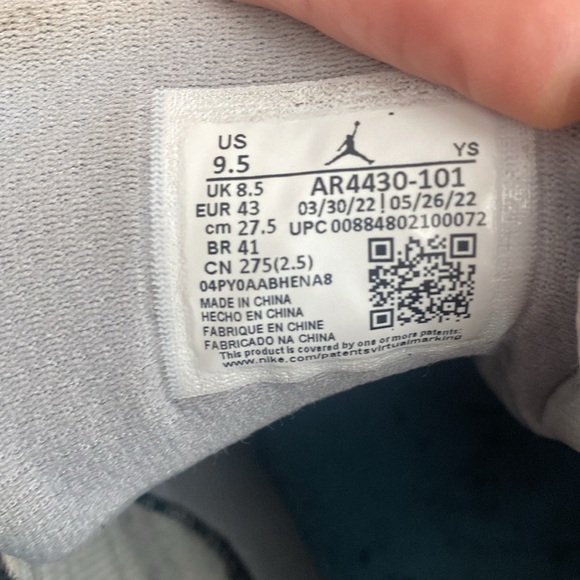 Nike Air Jordan Lift Off Men’s Basketball Shoes Size 9.5 White Black Wolf Grey - Picture 5 of 14